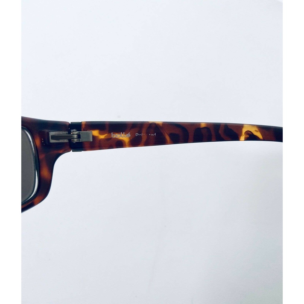 Bolle Polarized Tortoise Rectangular Frame Glasses - image 5
